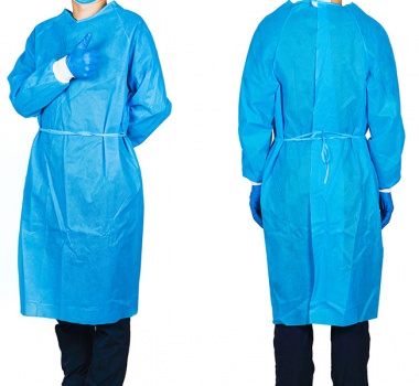 Protective Blue Apron